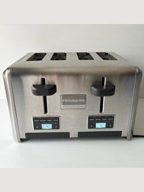 Frigidaire Professional 4-Slice Toaster Stainless Steel Digital LCD